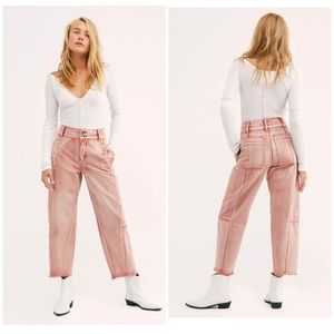 Free People Monroe Jeans Wide-Leg Denim Pants New
